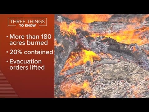 Evacuation orders lifted for Bunnie Fire