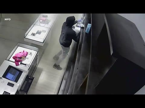 Police release video of 'flash mob' robbing downtown DC Chanel store