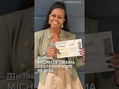 Michelle Obama casts her vote by mail | Via:NBC