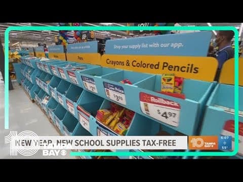 New Year, new school supplies tax-free