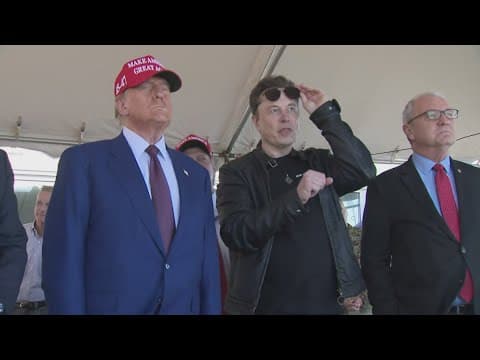 Trump attends SpaceX rocket launch as presidential cabinet picks expand