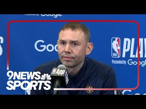 FULL POST GAME PODIUM: Nuggets interim head coach David Adelman after Game 6 win over OKC.