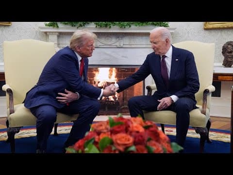 President Joe Biden hosts President-elect Donald Trump in Oval Office