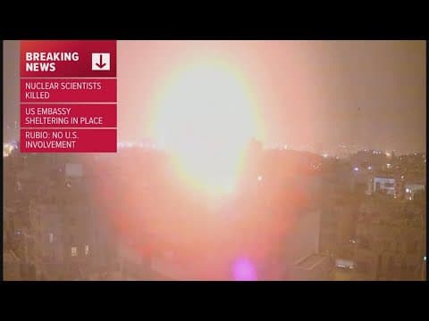 Israel launches 'pre-emptive strike' on Iran