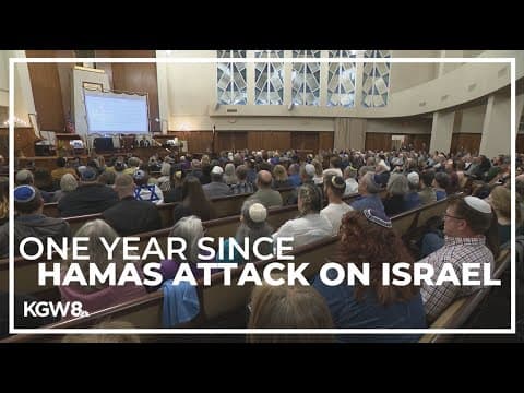 Portland-area groups mark one year since Hamas attack on Israel
