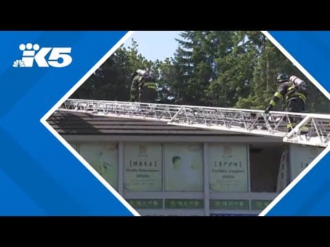 Strip mall fire in Bellevue under control