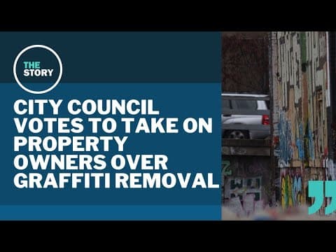 Portland votes to expedite penalties for property owners who don't clean up graffiti