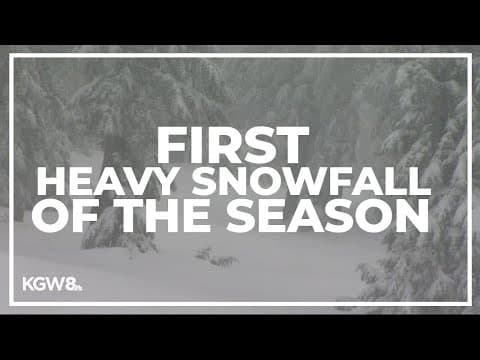 Timberline Lodge sees nearly a foot of snow as Oregon’s seasons turn on a dime