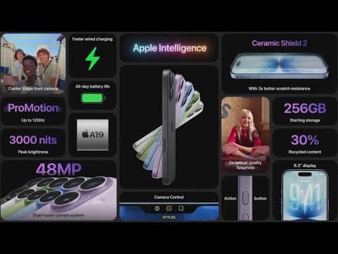 Apple unveils new products expected to release fewer new tech products