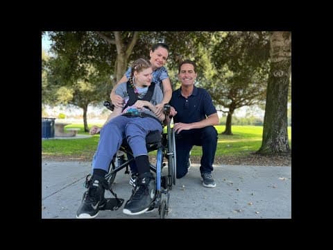 Devoted sister's quest to help sibling with cerebral palsy regain mobility