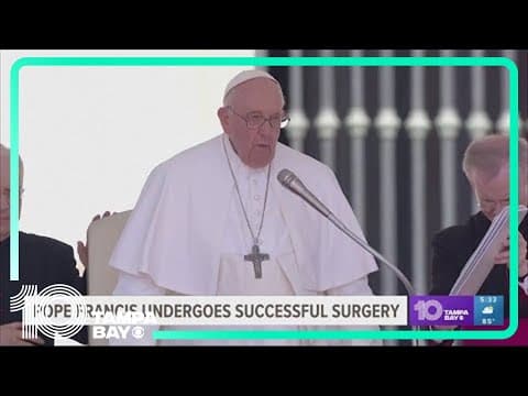 Pope Francis emerges from 3-hour abdominal surgery without complications