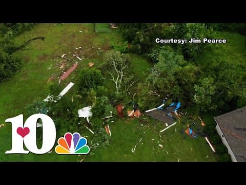 Strong storms damage Roane County houses