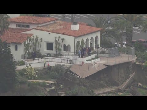 What are solutions for coastal train service as cliff erosion continues?