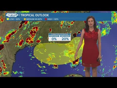 New Orleans Weather: Weekend scattered downpours, rainier set-up ahead