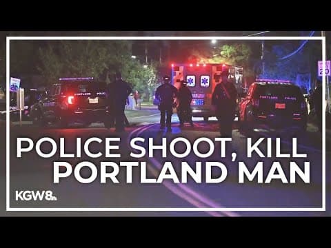Portland police officer on leave after deadly shooting of man with pellet air rifle, knife