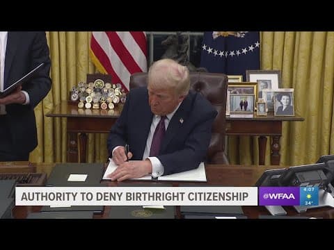 Several lawsuits filed challenging Trump's executive order against birthright citizenship