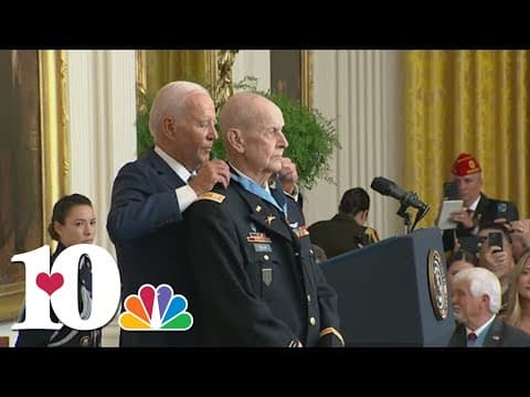 Procession for Medal of Honor recipient Capt. Larry Taylor