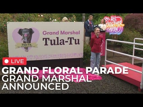 Portland Rose Festival announces Grand Floral Parade Grand Marshal at news conference