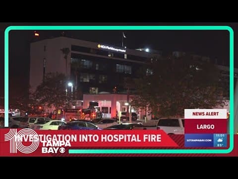 Fire at Largo hospital reported; 19 patients removed from 3rd floor, officials say