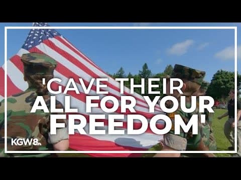 Family members of fallen soldiers in the Portland metro area remember and honor those who served