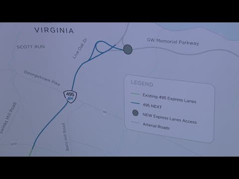 Fairfax residents upset by I-495 extension project