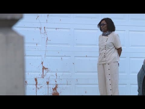 Woman has trouble sleeping after receiving strange letters, vandals painting, hitting her home in In