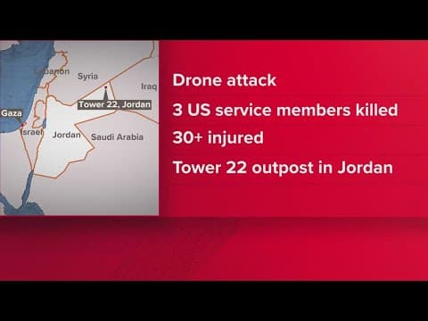 Biden says US 'shall respond' after drone strike by Iran-backed group kills 3 US troops in Jordan