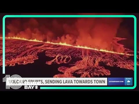 Iceland's volcano erupts again, prompting evacuation of Blue Lagoon