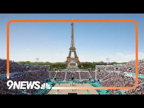 Eiffel Tower serves as backdrop during Summer Olympics