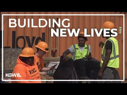 At-risk youth build tiny homes for homeless in Portland