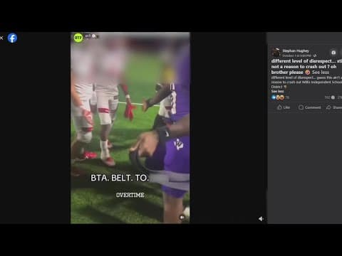 Texas high school players reprimanded after spanking opponents with belts after dominating win