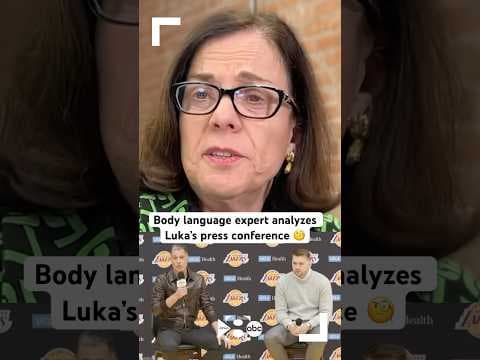 What did Luka Doncic’s body language tell us during his press conference? We asked an expert.