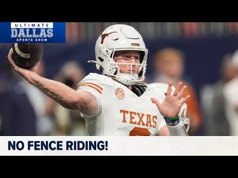 Did Ewers make a mistake declaring for the NFL Draft? | Ultimate Dallas Sports Show
