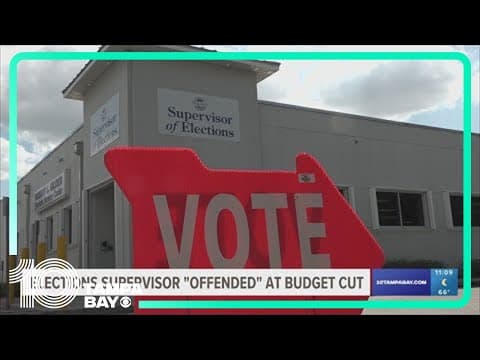 Hillsborough elections supervisor 'offended' by 'misinformation' used to cut his budget