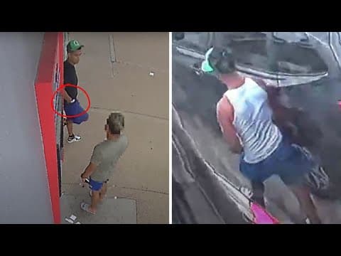 Armed robbery caught on surveillance video in southwest Houston