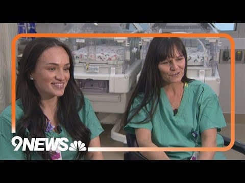 Mother-daughter nursing duo celebrates Mother's Day together at work