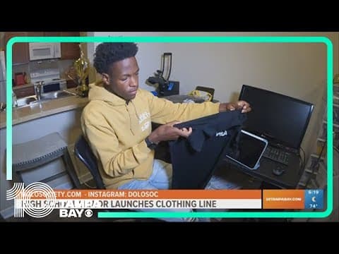 Pinellas County high school senior launches clothing line
