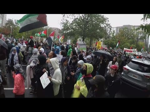 Thousands in DC protest for peace in Gaza