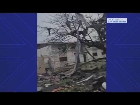 Strong wind storms damaged apartment complexes in Irving, Texas