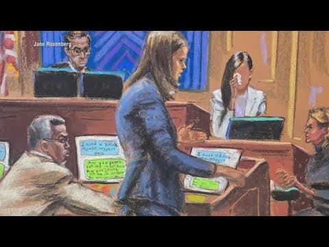 Ex-girlfriend testifies about alleged physical altercation with Sean "Diddy" Combs