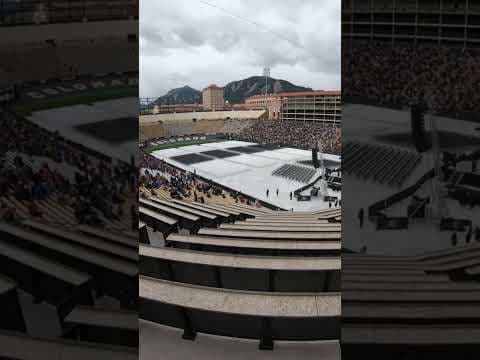 Timelapse of University of Colorado at Boulder 2024 spring graduation