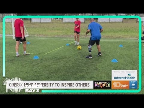 Youth soccer coach inspires others to keep moving despite personal challenges