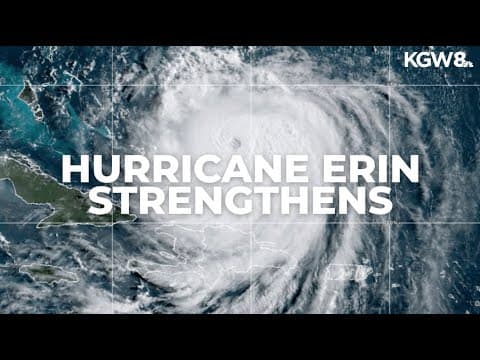 Hurricane Erin strengthens again to Category 4 storm