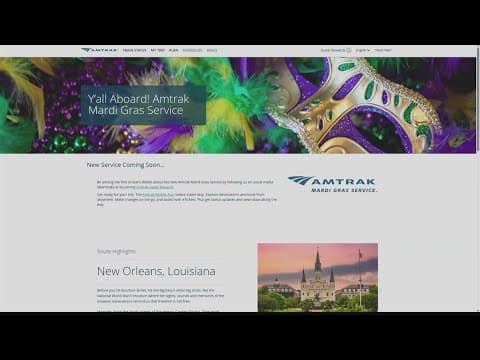 Amtrak Mardi Gras service returns this summer