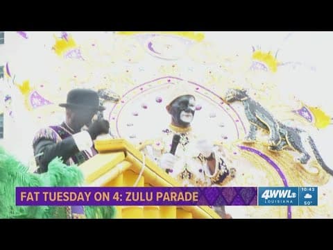 King Zulu toasts at Gallier Hall with Mayor Cantrell