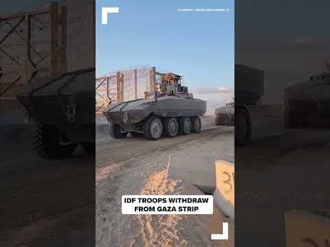 VIDEO: IDF troops withdraw from Gaza Strip