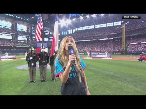 Ingrid Andress admits she was drunk when she sang "The Star-Spangled Banner"