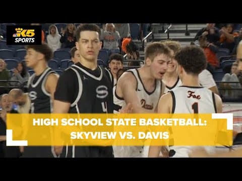 HS Boys State Basketball Qtrs:  Skyview vs. Davis