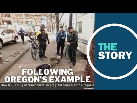 Oregon decriminalized user amounts of drugs. This year, a Canadian province followed suit