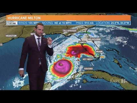 HURRICANE MILTON: Storm weakens yet still Category 4
